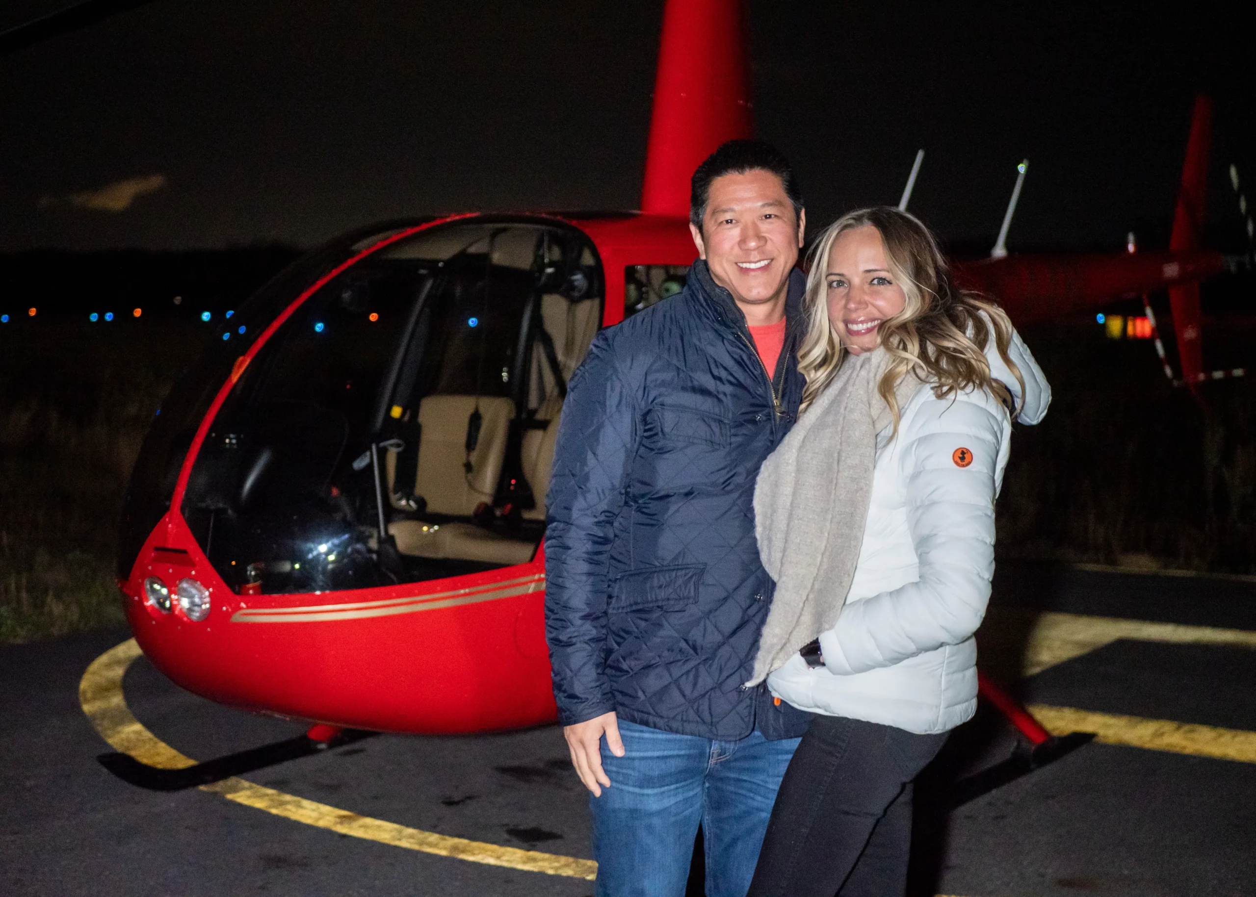 Private helicopter tour