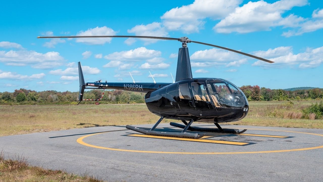 Helicopter charter for Cape Cod, showcasing efficient, luxury transportation that sets a calm and seamless tone for the journey.